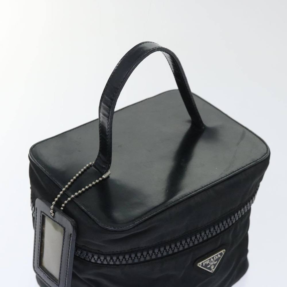 PRADA Vanity Cosmetic Pouch Nylon Black Auth bs8176 - Picture 6 of 16